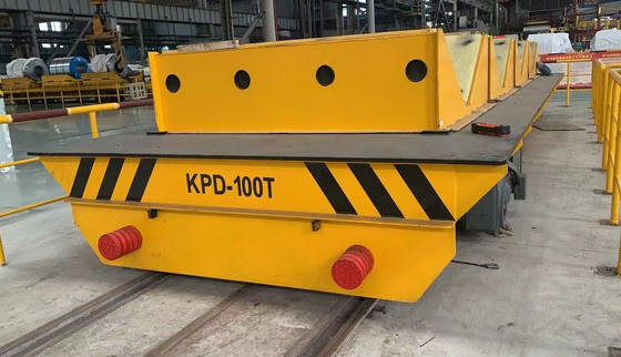 5-50 Tone Electric Transfer Cart Cabin Control material transfer trolley
