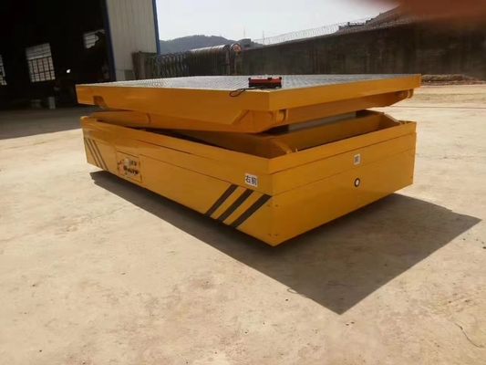 CE ISO Material Handling Compact Electric Transfer Cart Smooth Operation