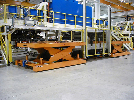 Electric Material Transfer Carts Automated Guided Carts 15000kg Visual navigation