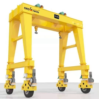 80t Lifting Capacity Rubber Tyred Gantry Crane 380VAC 50HZ Power Supply