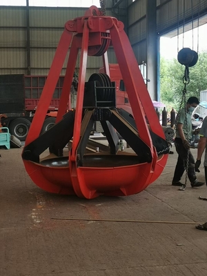 High Efficiency Hydraulic System Crane Grab Bucket For Scrap Steel Easy To Handle