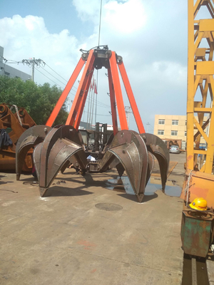 Double Rope Crane Grapple Attachment Used In Docks  Steel Mills