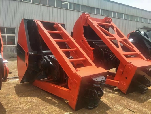 Medium Size Grab Bucket Hydraulic System For Grabbing Lumpy Materials