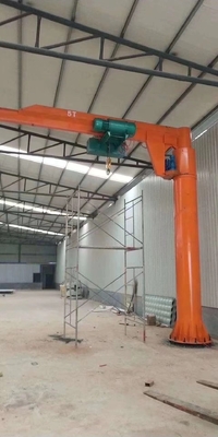 Cabin Control Overhead And Gantry Crane Post Mounted Jib Crane 2 Tons