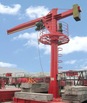 Electric Single Beam A3-A7 Class Pillar Jib Crane Slewing Jib Crane 2500kg