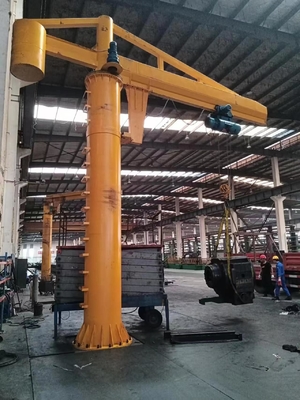 380V/50Hz/3Phase Cantilever Jib Crane Floor Mounted Jib Crane Span 6-18m