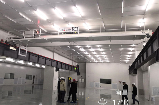 Material Handling Dustproof Cleanroom Crane With Safety Overload Protection