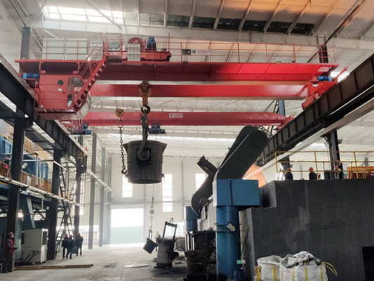 High Durability Overhead Steel Mill Ladle Crane 4.5kw 1 Year Warranty