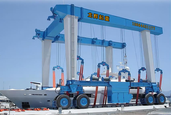 2M/S Trolley Speed Boat Gantry Crane 20T Yacht Lifting Equipment