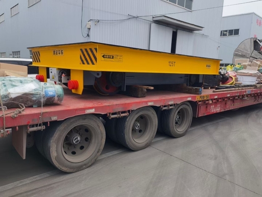 SGS TUV Certified Electric Transfer Cart With Electric Brake / Air Brake 20-30m/Min