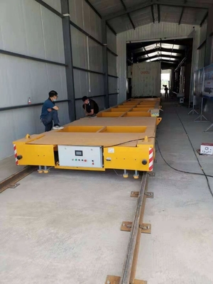 Remote Controlled Rail Ladle Transfer Trolley With Emergency Stop