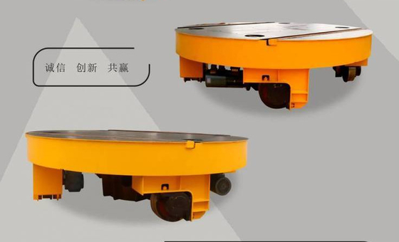 Customized Heavy Duty Turntable Transfer Cart 5ton With 1 Year Warranty