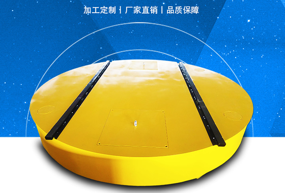 Remote Control Steel Turntable Transfer Cart 10ton For Industrial