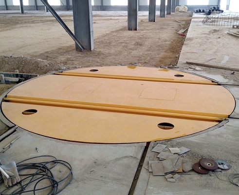 Rotary Table Model Material Transfer Trolley Turntable Cart High Durability