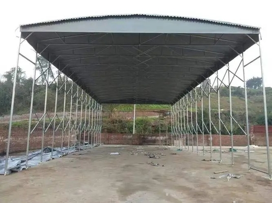 SGS Certification Industrial Steel Canopy Steel Truss Canopy Rust Resistance