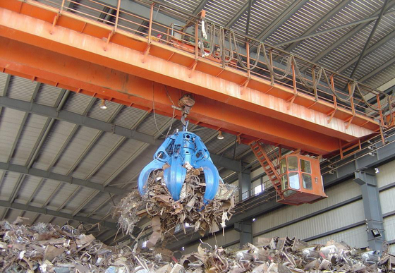 Adjustable Speed Garbage Grab Crane Grab Bucket Crane Customizable