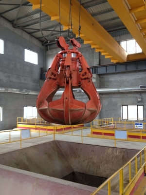 Heavy Duty 500kg Overhead Grabbing Crane Remote Control High Performance