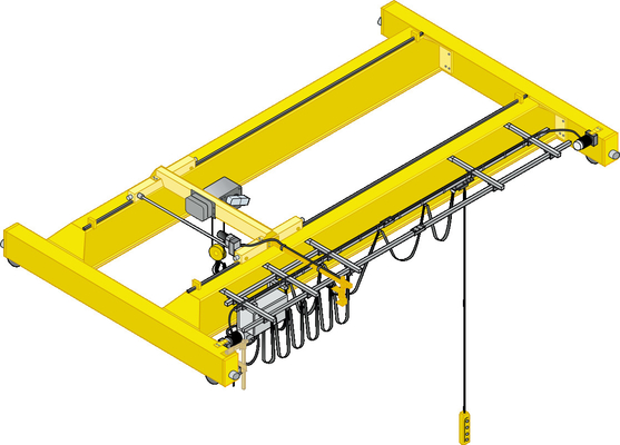 30 Meters Double Beam Eot Crane Smooth Operation Electric Bridge Crane