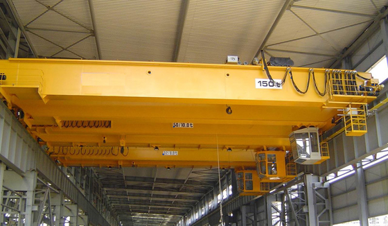 2.5 M/S European Crane Double Girder Bridge Crane With Emergency Stop Button