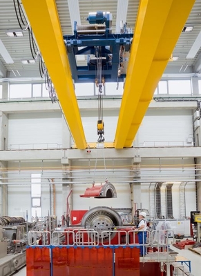 2.5 M/S European Crane Double Girder Bridge Crane With Emergency Stop Button
