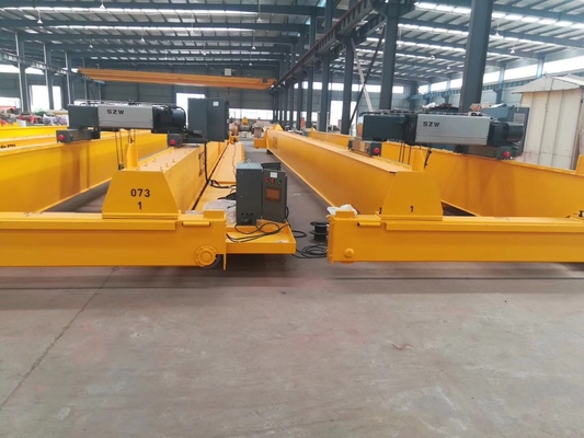 2.5 M/S European Crane Double Girder Bridge Crane With Emergency Stop Button