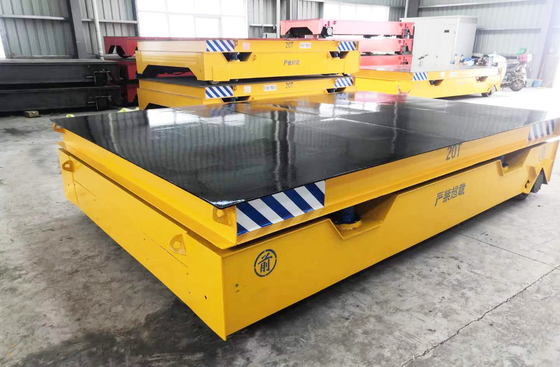 Manual / Hydraulic Steering Electric Transfer Cart 5t-50T Trackless Transfer Trolley