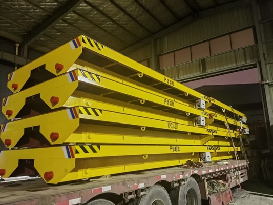 50 Tons Battery Operated Transfer Trolley With Pu / Nylon / Rubber Wheels