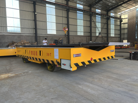 1-50T Load Capacity Electric Transfer Trolley With Air / Electric Brake