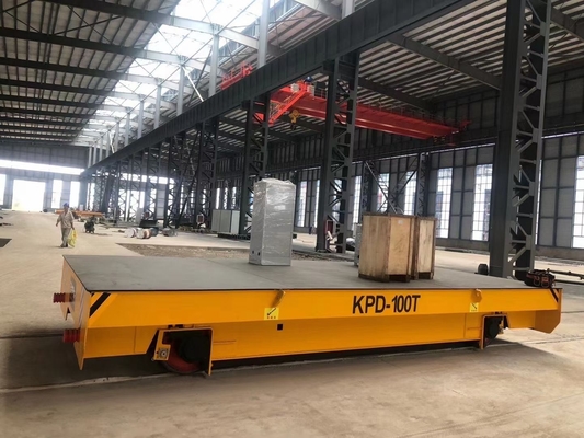 Remote Control Electric Transfer Cart With 300-500 Mm Wheel Diameter Manual Steering