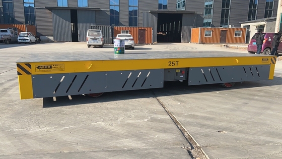 20m/Min Electric Transfer Cart With Hydraulic Steering System