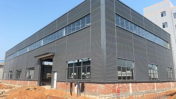 Durable Steel Frame Canopy Customized Door Size / Galvanized Color Steel Plate