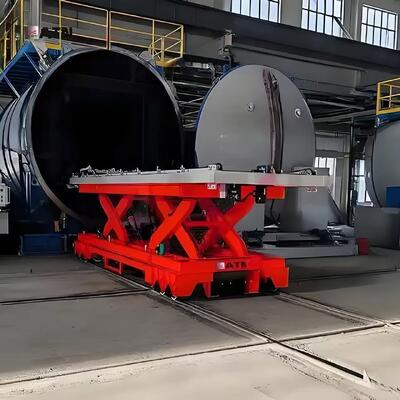 Plate thickness 10-30mm electric transfer vehicle customized vehicle panel height according to customers demand for industrial material handling