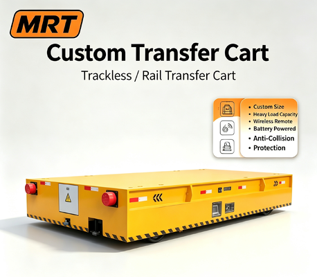 Trackless Material Transfer Cart Anti‑Slip Platform Surface Flexible Turning For Indoor Industrial Cargo Conveying