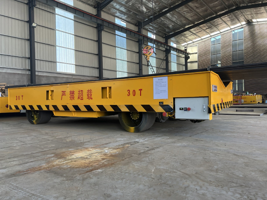 Heavy Duty 110000 Pounds Electric Transfer Cart For Warehouses