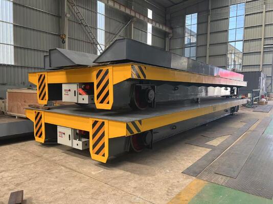 Plate thickness 10-30mm electric transfer vehicle customized vehicle panel height according to customers demand for industrial material handling